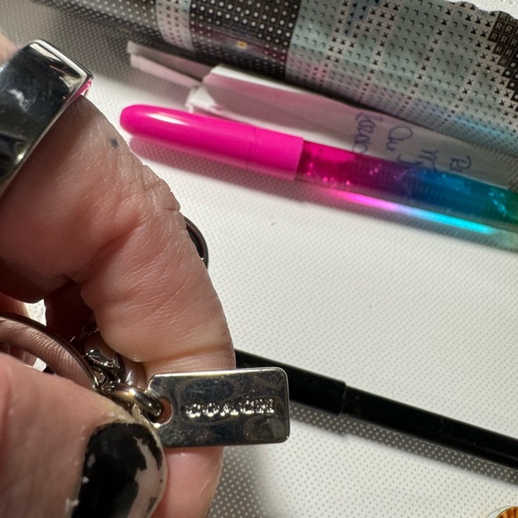 Rare Coach brand keychain. This can also be used as a bag charm. - Picture 7 of 9